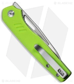 CIVIVI Guile Liner Lock Knife Fluorescent Green G-10 (3.25" Satin) -Knife Craft Store C24062B 2 side large