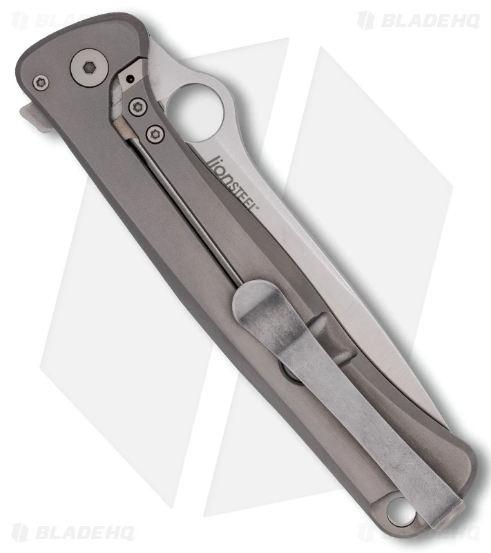 Spyderco Slym R.I.L. Knife Gray PVD Ti + Dark Matter Polar FatCarbon (3.4" SW) 2 Spyderco Slym R.I.L. Knife Gray PVD Ti + Dark Matter Polar FatCarbon (3.4" SW) - Image 2