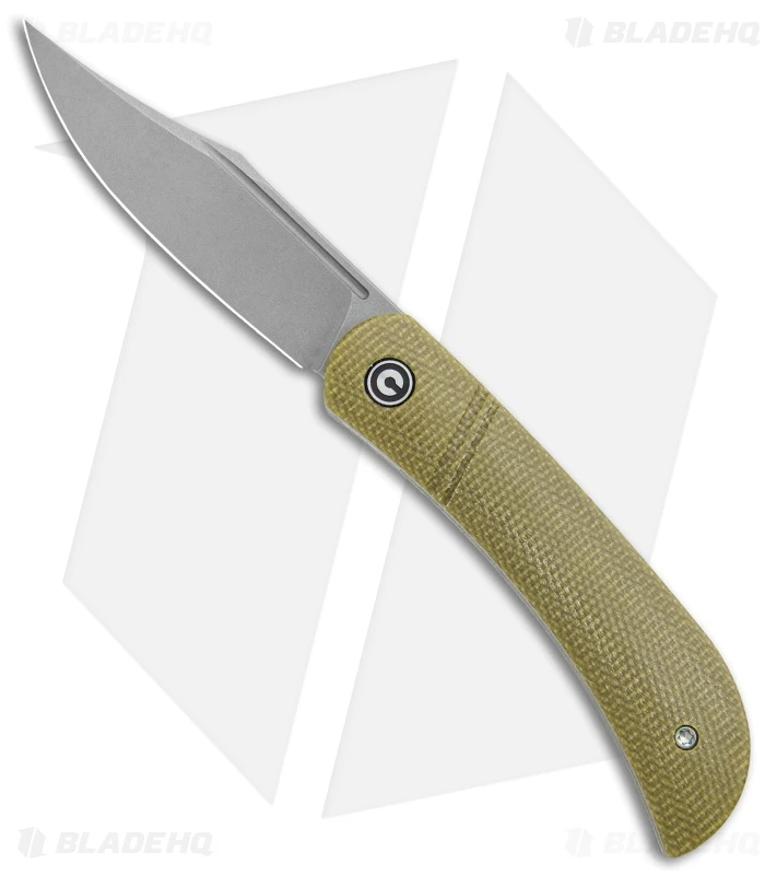 CIVIVI Appalachian Drifter Slip Joint Knife Olive Micarta (2.9"SW) C2015B 1 CIVIVI Appalachian Drifter Slip Joint Knife Olive Micarta (2.9"SW) C2015B