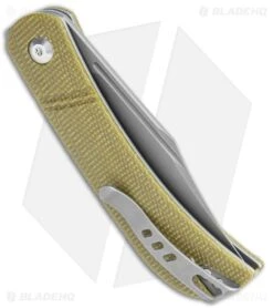 CIVIVI Appalachian Drifter Slip Joint Knife Olive Micarta (2.9"SW) C2015B 6 CIVIVI Appalachian Drifter Slip Joint Knife Olive Micarta (2.9"SW) C2015B -Knife Craft Store CIVIVI Appalachian Drifter SJ Olive Gray C2015B BHQ 116941 jr side large