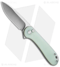 CIVIVI Elementum IIButton Lock Knife Natural Jade G-10 (3" Satin) C18062P-2
