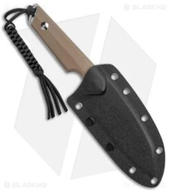 CIVIVI Kepler Fixed Blade Knife Tan G-10 W/Lanyard (4.5" Satin) -Knife Craft Store CIVIVI Kepler Fixed Blade Tan G 10 Satin C2109B BHQ 106992 jr sheath large