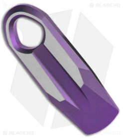 CIVIVI Ti-Bar Pry Bar Purple Titanium (1.7" Satin) C21030-2 -Knife Craft Store CIVIVI Ti Bar Pry Bar Purple Ti BHQ 144152 jr side 2 large