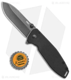 CRKT Burnley Squid XM Assisted Opening Knife Black G-10 (3" Black SW) -Knife Craft Store CRKT Burnley Squid XM Black G 10 FL Black SW BHQ 138960 jr bottlecap large