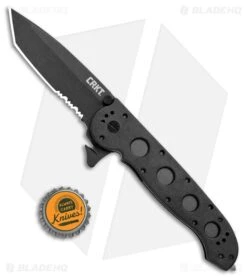 CRKT Carson M16-14ZLEK Tanto Law Enforcement Knife (3.75" Serr) -Knife Craft Store CRKT Carson M16 14ZLEK Tanto LL Serr BHQ 8897 jr bottlecap large