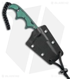 CRKT Folts Minimalist Bowie Fixed Blade Knife (2.15" Bead Blast) 7 CRKT Folts Minimalist Bowie Fixed Blade Knife (2.15" Bead Blast) -Knife Craft Store CRKT Folts Minimalist Bowie Neck Knife Black Green Micarta BB 2387 BHQ 7033 jr sheath large