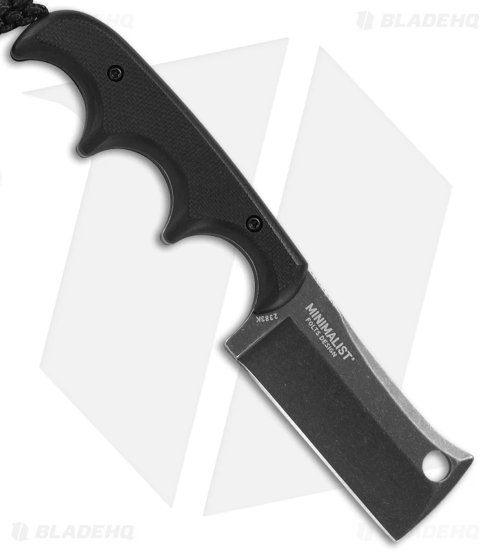 CRKT Folts Minimalist Cleaver Neck Knife Blackout (2.1" Black) 2383K 2 CRKT Folts Minimalist Cleaver Neck Knife Blackout (2.1" Black) 2383K - Image 2