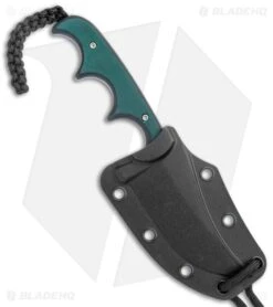 CRKT Folts Minimalist Persian Neck Knife Green G-10 (2.1" Bead Blast) 2379 -Knife Craft Store CRKT Folts Minimalist Persian Neck Green G 10 BB 2379 BHQ 126213 jr sheath large