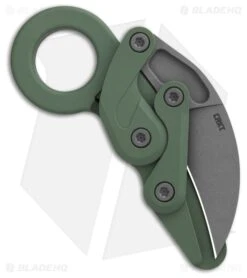 CRKT Provoke Kinematic Morphing Karambit Knife Green Grivory (2.4" SW) 4041GR -Knife Craft Store CRKT Provoke Kinematic Morphing Karambit Knife Green Grivory 2in SW BHQ 210146 td side large