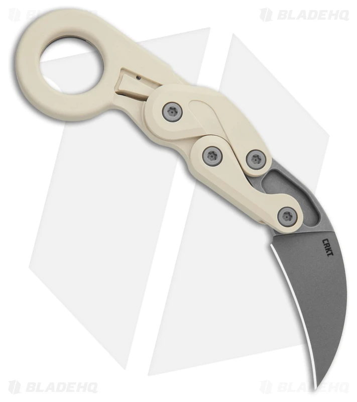 CRKT Provoke Kinematic Morphing Karambit Knife Sand Grivory (2.4" SW) 4041S 2 CRKT Provoke Kinematic Morphing Karambit Knife Sand Grivory (2.4" SW) 4041S - Image 2