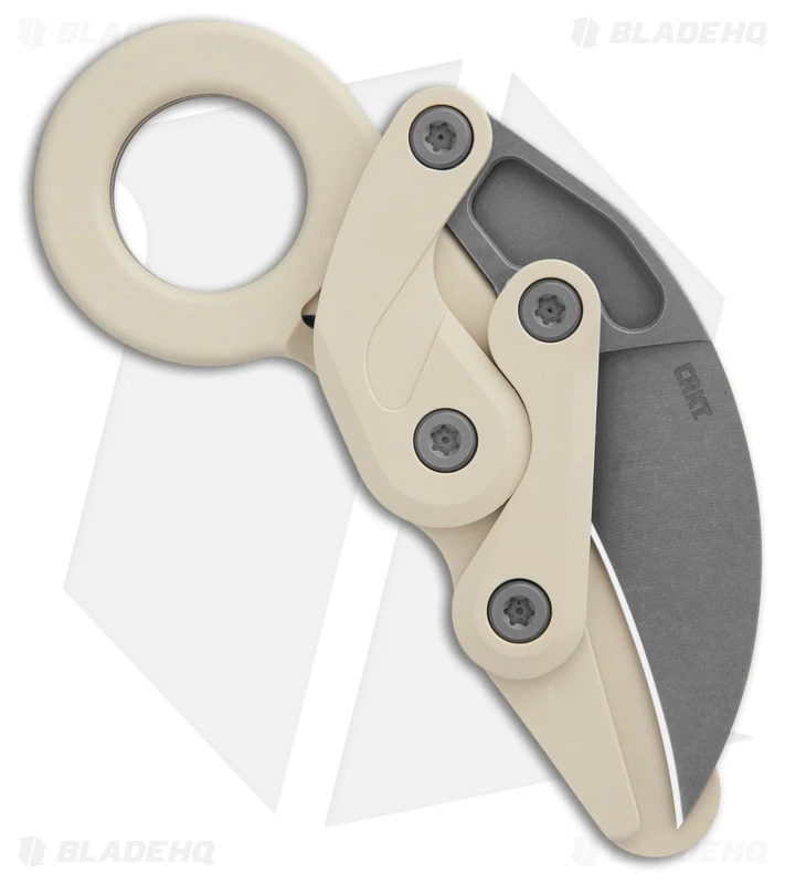 CRKT Provoke Kinematic Morphing Karambit Knife Sand Grivory (2.4" SW) 4041S 3 CRKT Provoke Kinematic Morphing Karambit Knife Sand Grivory (2.4" SW) 4041S - Image 3