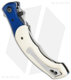 CRKT Ritual Spring Assisted Knife Ivory Micarta (4.5" Satin)7471 -Knife Craft Store CRKT Ritual Spring Assisted Knife Ivory Micarta 4in Satin BHQ 199367 td side large