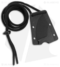 CRKT Schwarz Tailbone Fixed Blade Knife Orange Cord (2.4" SW) 2415 -Knife Craft Store CRKT Tailbone Fixed Black Orange Cord BHQ 119326 jr sheath large