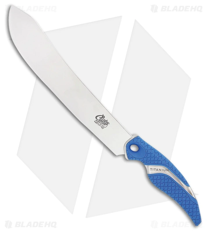 Camillus Cuda Butcher Fixed Blade Knife Blue (9.25" Bead Blast) 18843 1 Camillus Cuda Butcher Fixed Blade Knife Blue (9.25" Bead Blast) 18843
