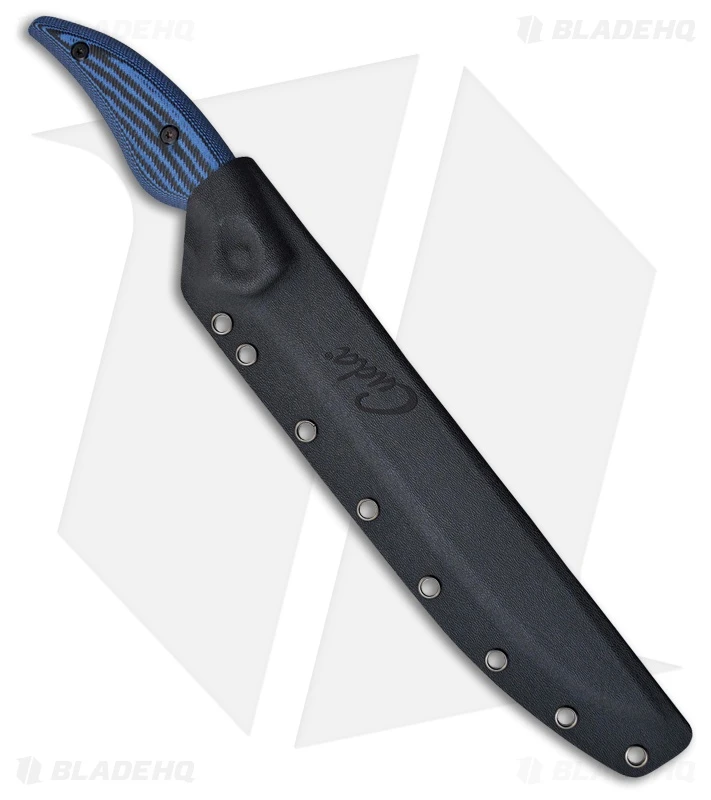 Camillus Cuda Professional Fixed Blade Knife Blue Micarta (9" Black) CM18129 2 Camillus Cuda Professional Fixed Blade Knife Blue Micarta (9" Black) CM18129 - Image 2