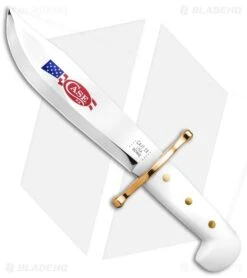 Case Bowie Hunting Fixed Blade Knife White W/ Blade Art (BOWIE SS)