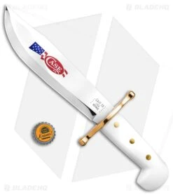 Case Bowie Hunting Fixed Blade Knife White W/ Blade Art (BOWIE SS) -Knife Craft Store Case Bowie Hunting Fixed Blade Knife White With Blade Art Bowie SS BHQ 122343 td size large