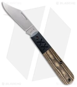 Case Crossroads XR Barlow Slip Joint Knife Black/Tan Richlite (2.5" Satin)