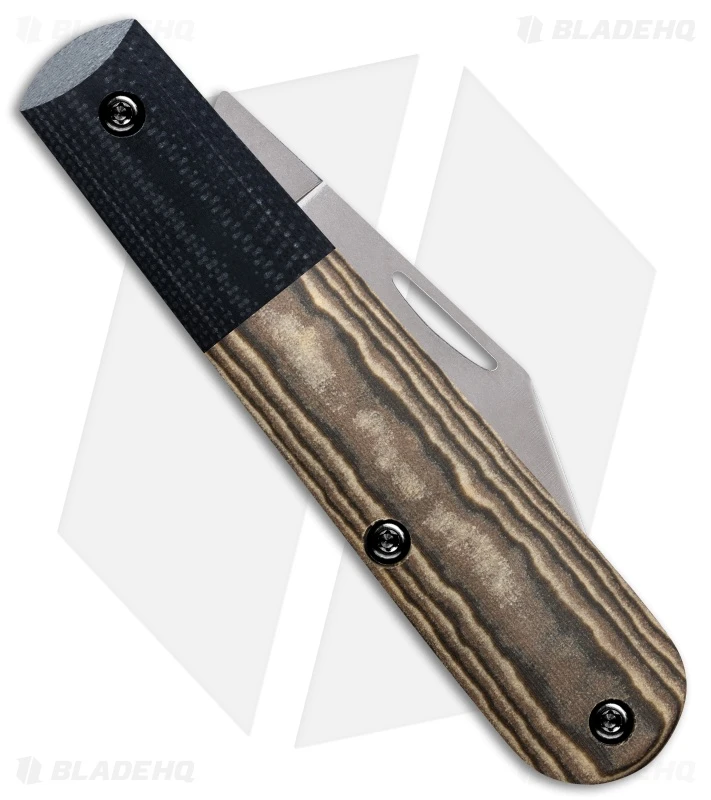 Case Crossroads XR Barlow Slip Joint Knife Black/Tan Richlite (2.5" Satin) 2 Case Crossroads XR Barlow Slip Joint Knife Black/Tan Richlite (2.5" Satin) - Image 2