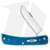 Case Sodbuster Jr. Knife 3.625" Caribbean Blue Sawcut Bone (6137 SS) 25590