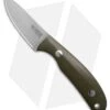 Casstrom Safari Mini Hunter Fixed Blade Knife Olive Green G-10 (2.6" Satin)