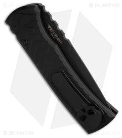 Chaves Knives Redencion Automatic Knife Tread Black Aluminum (3.4" Black) -Knife Craft Store Chaves Knives Redencion Automatic Knife Tread Black Aluminum 3in Black BHQ 220354 td side large