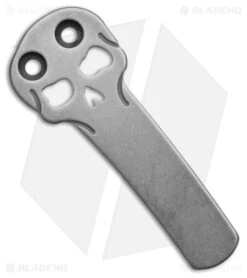 Chaves Redencion Tanto X-Lock Knife Black Aluminum (3.25" SW D2) -Knife Craft Store Chaves Skull Clip SW large