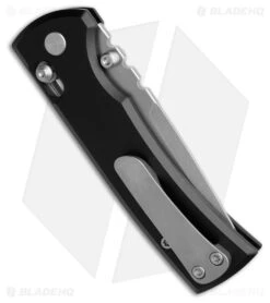 Chaves Redencion Tanto X-Lock Knife Black Aluminum (3.25" SW D2) -Knife Craft Store Chaves Tanto Crossbar Lock Knife Black Aluminum SW D2 BHQ 211868 td side large