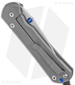 Chris Reeve Large Sebenza 31 Frame Lock Knife Titanium (3.625" SW Double Lug) -Knife Craft Store Chris Reeve Large Sebenza 31 FL Double Lug SW BHQ 98932 jr side large