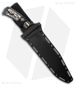 Cold Steel Drop Forged Bowie Fixed Blade Knife (9.5" Black) 36MK -Knife Craft Store Cold Steel Drop Forged Bowie Fixed Blade Knife 6.75 Black 36MK BHQ 121214 LS Sheath large