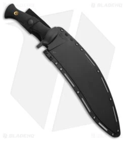 Cold Steel Gurkha Kukri Plus Blackout Machete Black Kray-Ex (12" Black) -Knife Craft Store Cold Steel Gurkha Kukri Plus Blackout Machete Black Kray Ex Black BHQ 204726 kr side large