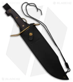 Cold Steel Wild West Bowie Fixed Blade Knife (10.63" Satin) 81B -Knife Craft Store Cold Steel Wild West Bowie FBK 10in Satin BHQ 93432 td sheath large