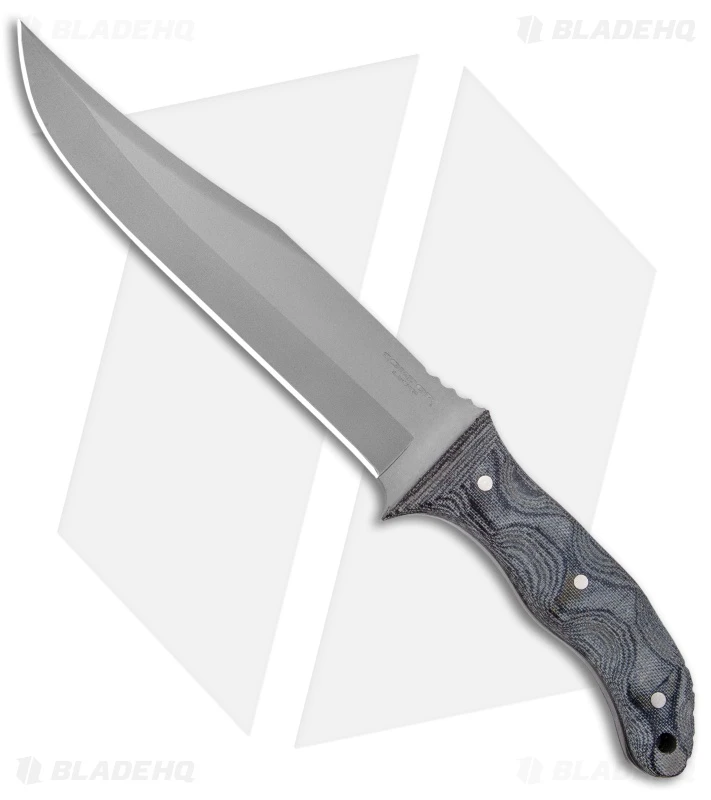 Condor Belgian Bowie Fixed Blade Knife Micarta W/ Leather Sheath (7.7" BB) 1 Condor Belgian Bowie Fixed Blade Knife Micarta W/ Leather Sheath (7.7" BB)