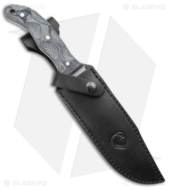 Condor Belgian Bowie Fixed Blade Knife Micarta W/ Leather Sheath (7.7" BB) 3 Condor Belgian Bowie Fixed Blade Knife Micarta W/ Leather Sheath (7.7" BB) - Image 3