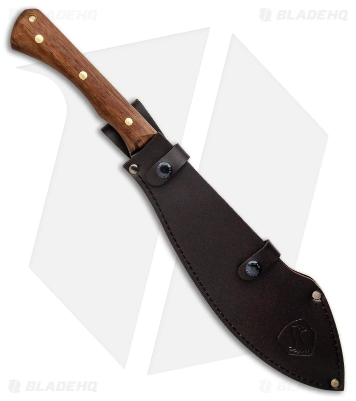 Condor Polar North Machete Fixed Blade Walnut W/ Leather Sheath (11.7" BB) 3 Condor Polar North Machete Fixed Blade Walnut W/ Leather Sheath (11.7" BB) - Image 3