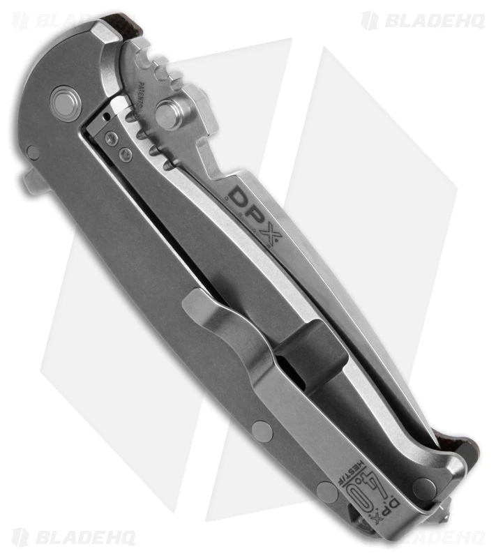 DPx Gear HEST/F 4.0 Milspec MagnaCut Frame Lock Knife Green Micarta (3.25" SW) 3 DPx Gear HEST/F 4.0 Milspec MagnaCut Frame Lock Knife Green Micarta (3.25" SW) - Image 3