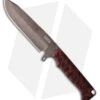 Dawson Knives Valor Fixed Blade Knife Black/Red G-10 (5.5" Monsoon)