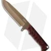 Dawson Knives Valor Fixed Blade Knife Black/Red G-10 (5.5" Arizona Copper)