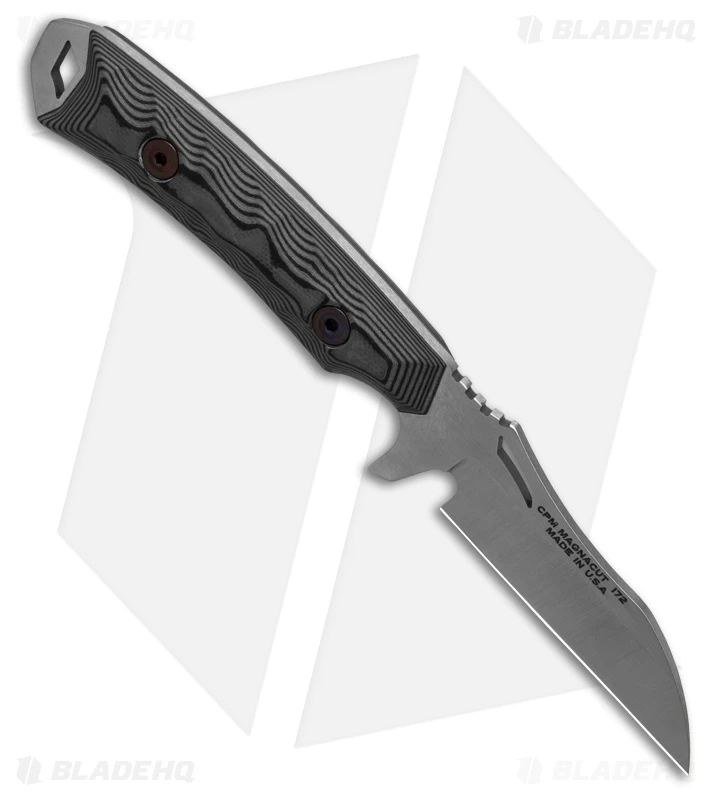 Dawson Knives Revelation MagnaCut Fixed Blade Knife Black/Gray G-10 (2.8" Satin) 2 Dawson Knives Revelation MagnaCut Fixed Blade Knife Black/Gray G-10 (2.8" Satin) - Image 2