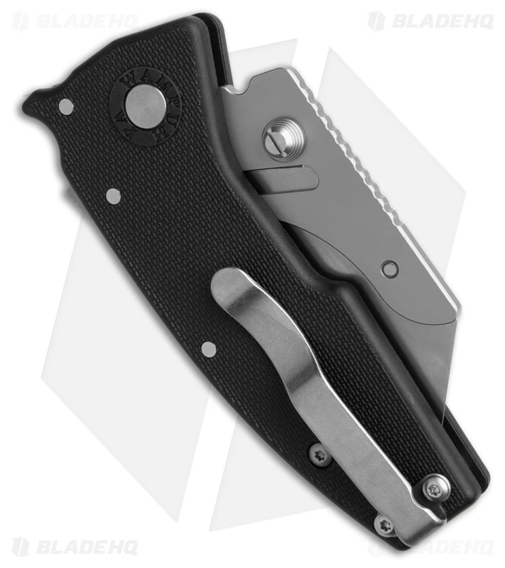 Demko Knives Razor-Shark Utility Knife Black GRN (2.4" Utility) 3 Demko Knives Razor-Shark Utility Knife Black GRN (2.4" Utility) - Image 3