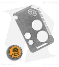 EOS Knife Card Titanium Pocket Tool - Raw -Knife Craft Store EOS Knife Card Ti pocket tool raw BHQ 80568 er bottlecap large