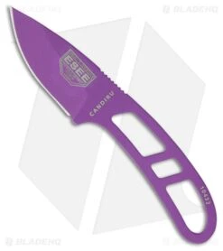 ESEE Candiru Fixed Blade Neck Knife Kit W/Extras (2" Purple)