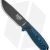 ESEE Knives ESEE 4 Fixed Blade Knife Blue/Black 3D G-10 (4.5" Black)