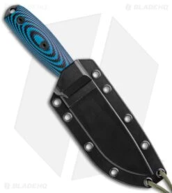 ESEE Knives ESEE 4 Fixed Blade Knife Blue/Black 3D G-10 (4.5" Black) -Knife Craft Store ESEE Knives ESEE 4PB 008 Blue Black 3D G 10 Black BHQ 105769 jr sheath large