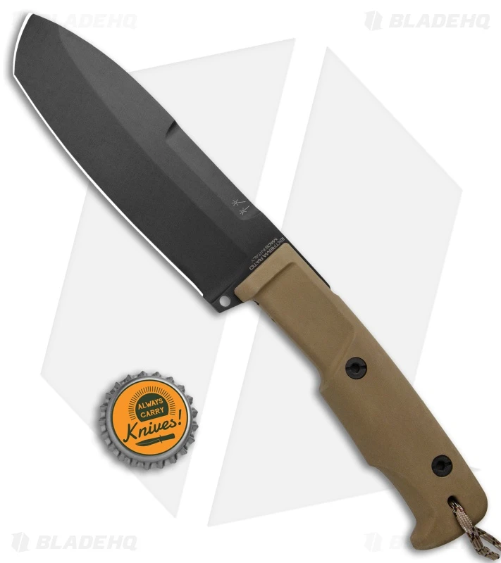 Extrema Ratio Selvan Fixed Blade Knife Desert Tan W/ Sheath (6.25" Black) 4 Extrema Ratio Selvan Fixed Blade Knife Desert Tan W/ Sheath (6.25" Black) - Image 4