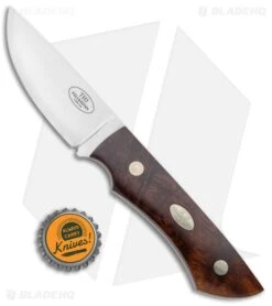 Fallkniven Taiga Hunter 1 Fixed Blade Knife Desert Ironwood (2.875" Satin) -Knife Craft Store Falkniven Taiga Hunter 1 Desert Ironwood Satin FNTH1Z BHQ 117180 jr bottlecap large