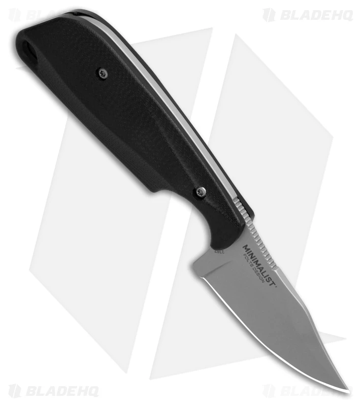 Flytanium Black G-10 + CRKT Minimalist Bowie (2.15" Bead Blast) 2 Flytanium Black G-10 + CRKT Minimalist Bowie (2.15" Bead Blast) - Image 2