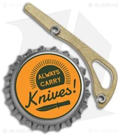 Flytanium Brass Bugout Backspacer For Benchmade Bugout -Knife Craft Store Flytanium Brass Bugout Backspacer Benchmade Bugout BHQ 116632 jr bottlecap large