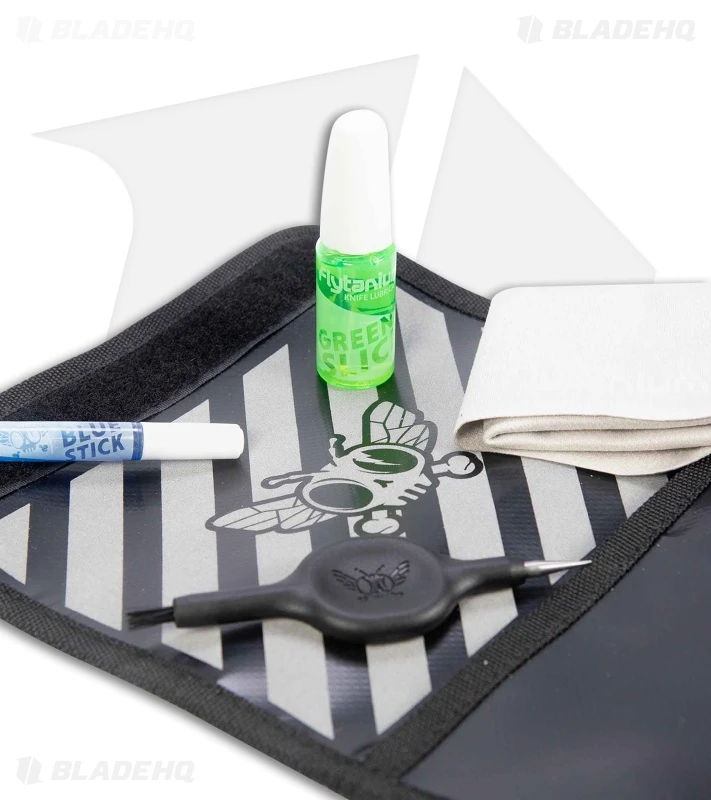 Flytanium Knife Care Kit Bundle W/ Threadlocker + Lubricant + Polishing Cloth 2 Flytanium Knife Care Kit Bundle W/ Threadlocker + Lubricant + Polishing Cloth - Image 2
