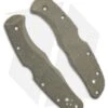 Flytanium Micarta Scales For Spyderco Endura - Green Canvas